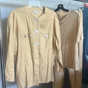 Rare vintage David Dart 3 piece linen suit